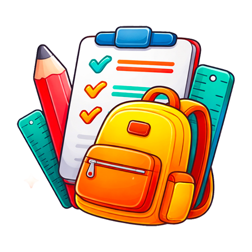 School Supplies List illustrated app icon
